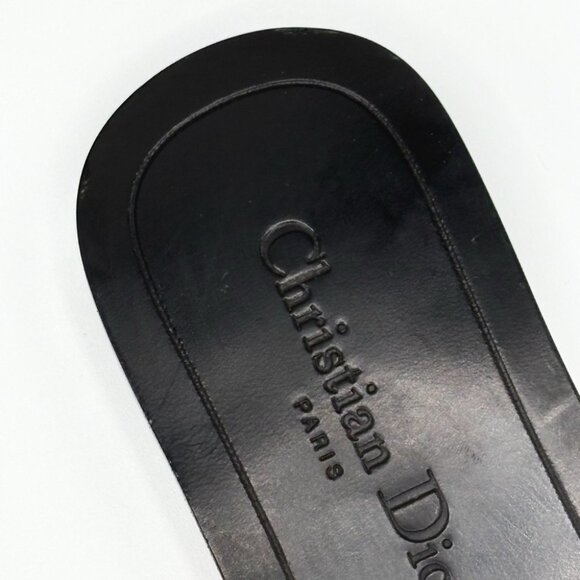 Christian Dior Diorevolution Logo Leather Sandals 36 - Picture 5 of 9
